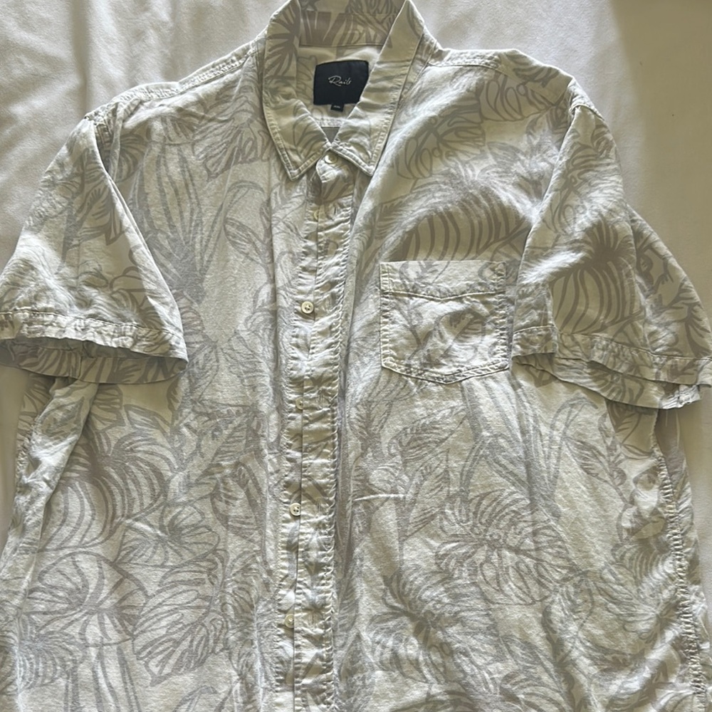 Rails Gray Casual Button Down Shirt